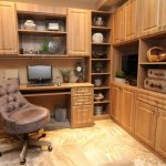 Custom Home Office with Storage Space