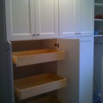 Custom Pantry Cabinet with Slide Out Drawers